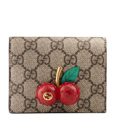 cherry wallet gucci|gucci wallet price list.